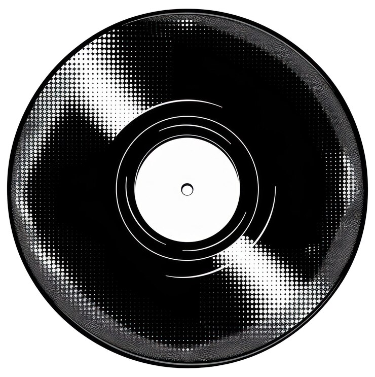Photo disque électronique de haut-parleur d'icône de disque vinyle png