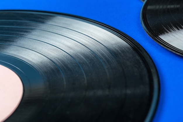 Disque vinyle rétro