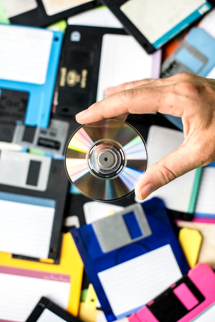 Photo disques et disquettes