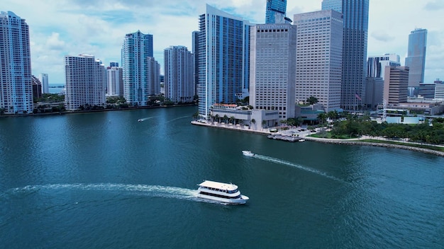 District pittoresque du centre-ville de Miami en Floride États-Unis