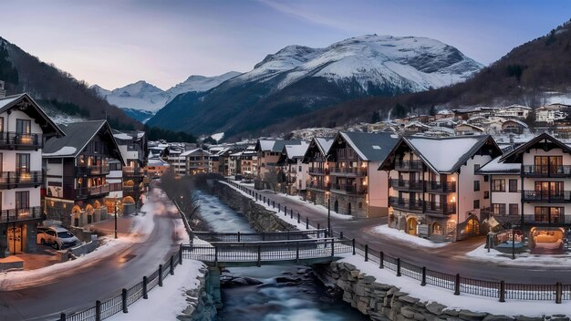 District résidentiel dans les montagnes andorra la vella