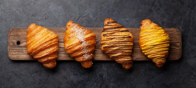 Divers croissants