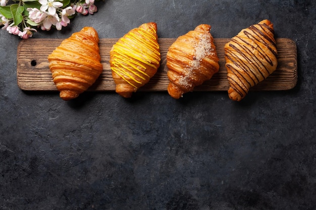 Divers croissants