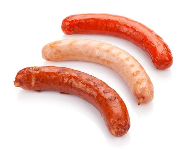 Diverses saucisses grillées