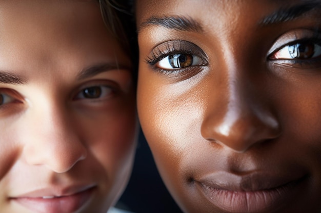 Diversité ethnique Des personnes de cultures différentes participent à un entretien d'embauche inclusif et équitable