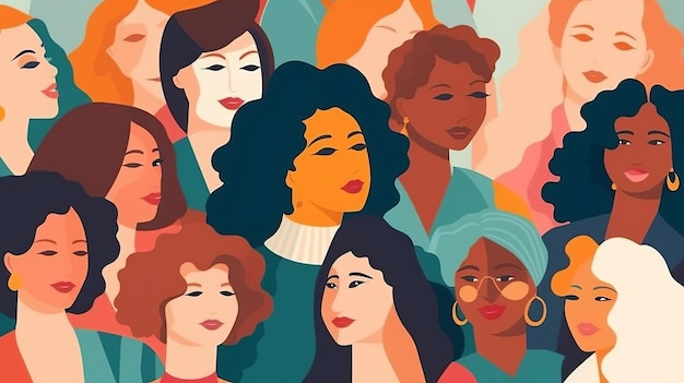 Diversité femmes multiethniques femmes de différentes cultures et de différents pays