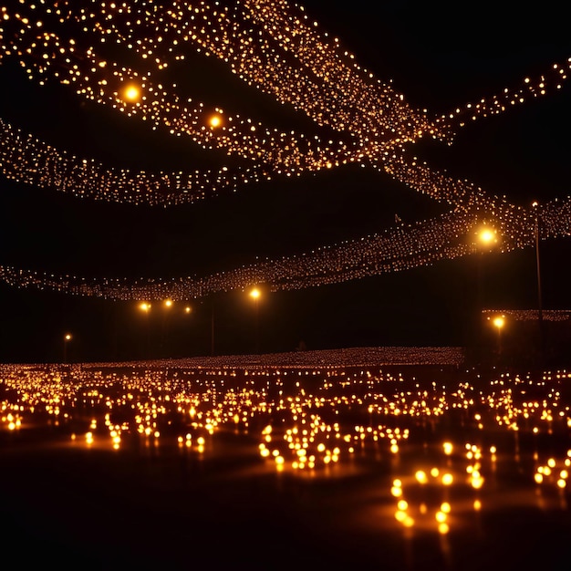 Diwali Light of Faith Célébrez l'illustration générative de l'IA