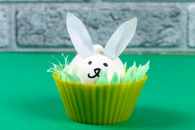 Diy lapin des œufs pour Pâques.