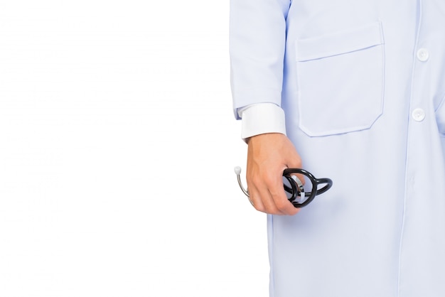 Docteur en médecine avec stéthoscope