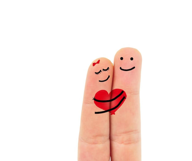 Des doigts amoureux.