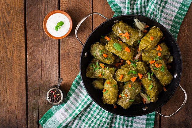 Dolma farcie de riz et de viande