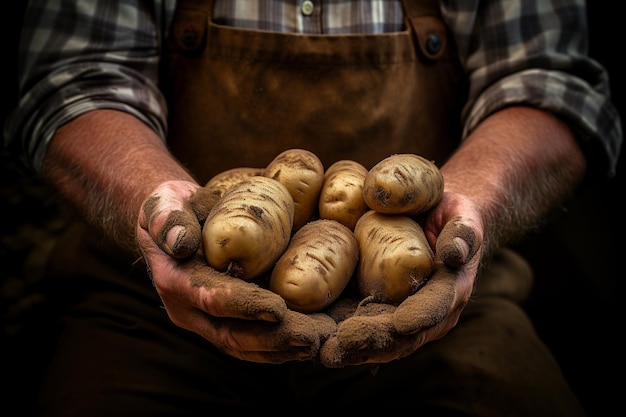 Le domaine de la pomme de terre prospère est l'essence de l'agriculture.