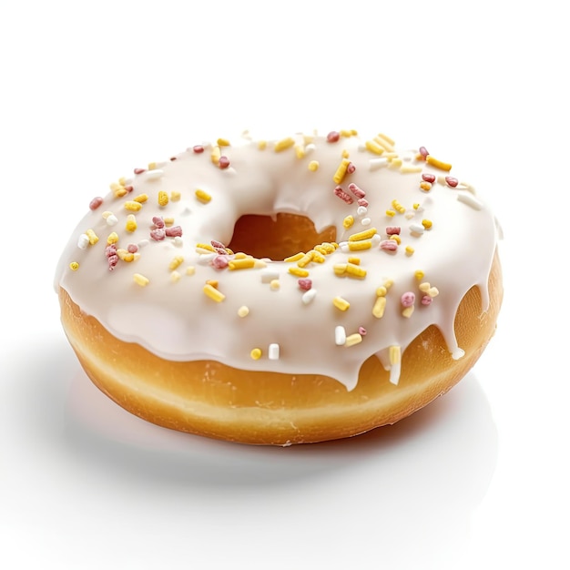 le donut blanc à la crème