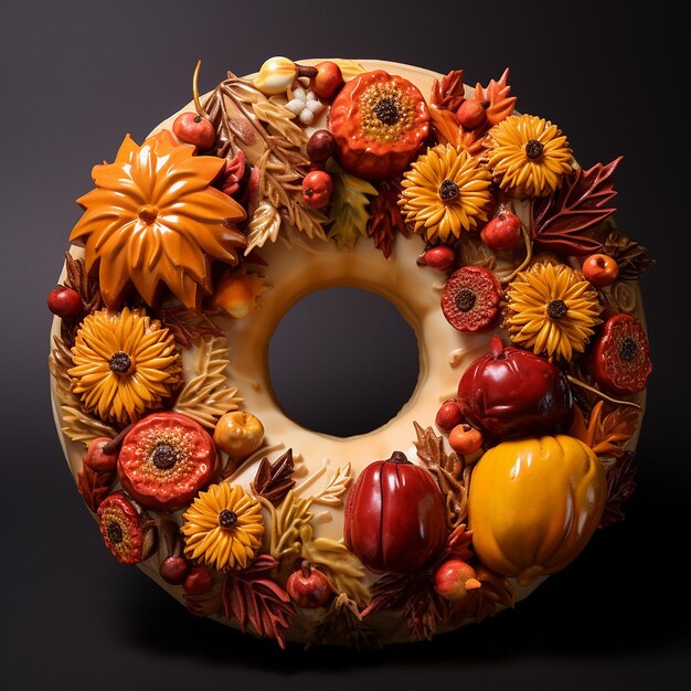 Photo donut en forme de thanksgiving