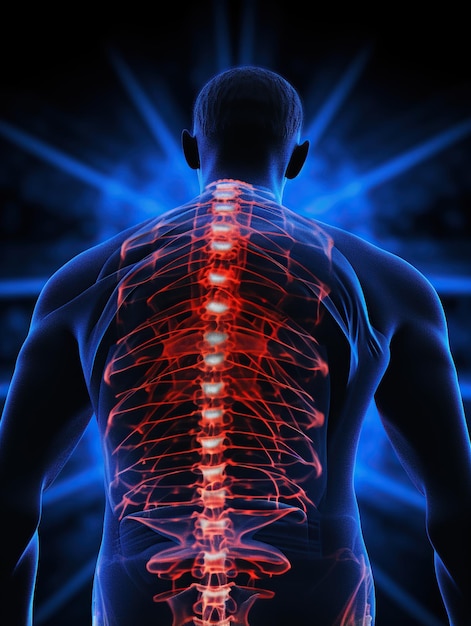 Douleurs dorsales causées par une contrainte ou une blessure