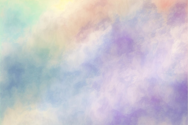 Doux multi couleur Belle texture de peinture de fond aquarelle abstraite