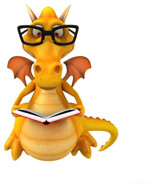 Dragon amusant - personnage 3D