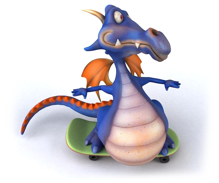 Photo dragon amusant