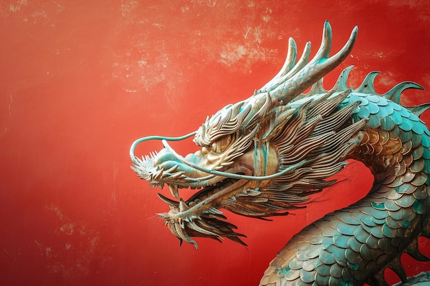 Le dragon chinois, le Nouvel An chinois.