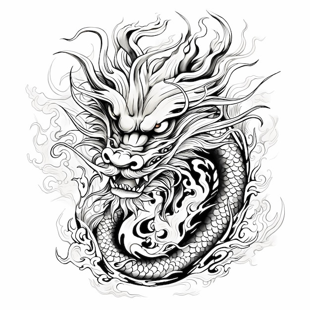 Dragon chinois traditionnel