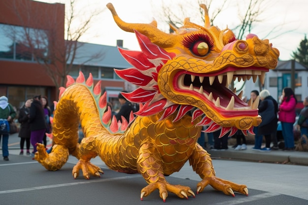 Dragon du Nouvel An chinois