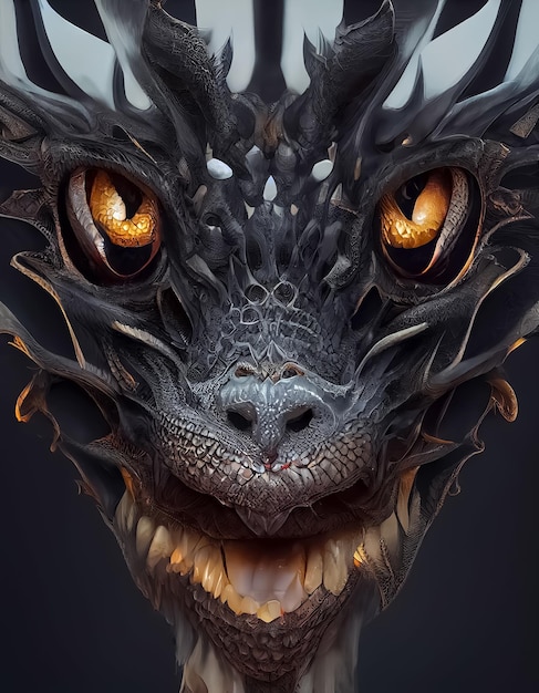 Un dragon à l'oeil d'or