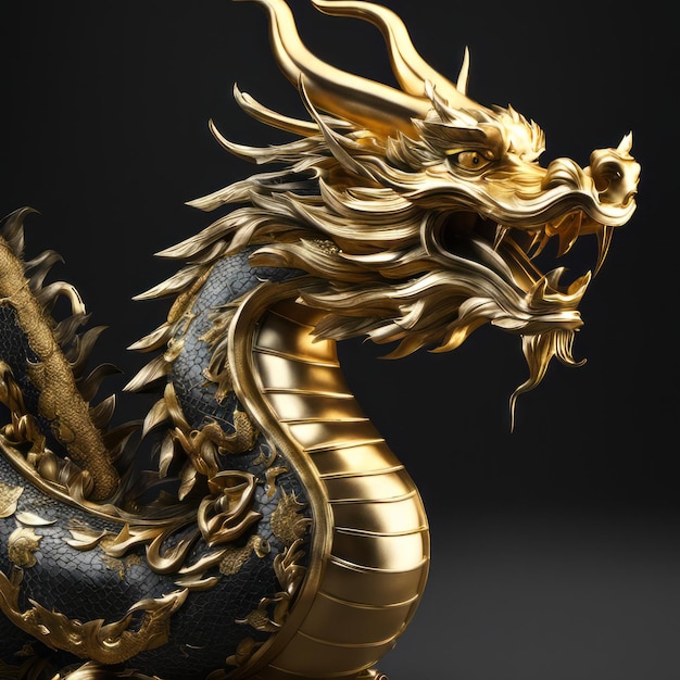 Dragon traditionnel chinois Cool Dragon Année Prospérité