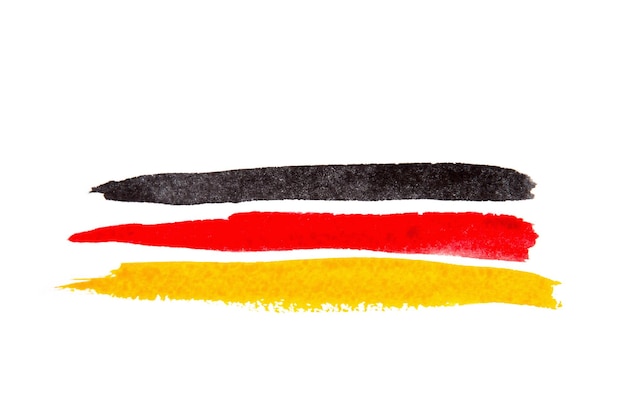 Drapeau Allemagne avec vieux grunge de texture et vintage