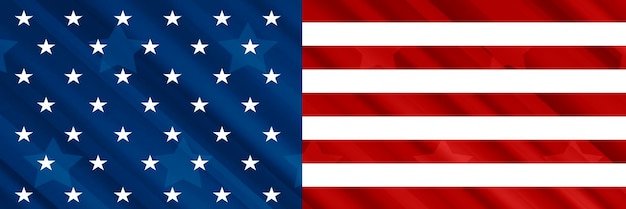 Drapeau américain Contexte festif pour les fêtes nationales de l'Amérique Memorial Day Veterans Day Independence Day