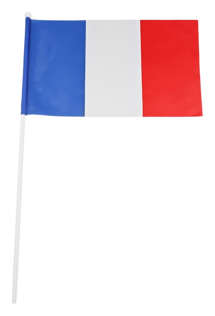 Photo drapeau américain isolé sur blanc