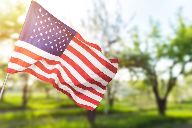 Drapeau américain pour le Memorial Day, 4 juillet, fête du travail. Jour de l'indépendance.