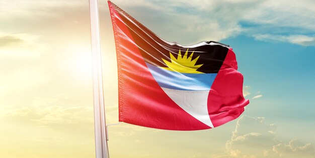 Drapeau d&#39;Antigua-et-Barbuda