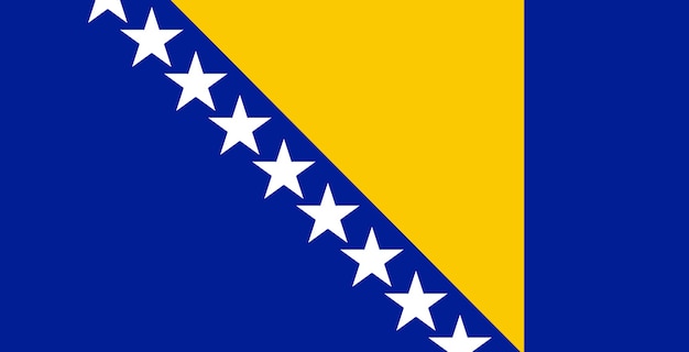 Photo drapeau de la bosnie-herzégovine