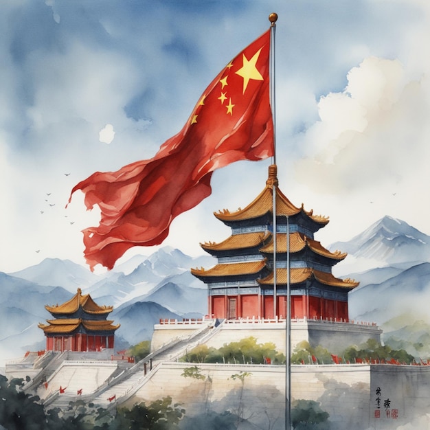 drapeau chinois