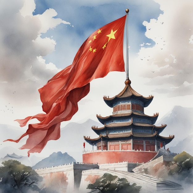 drapeau chinois