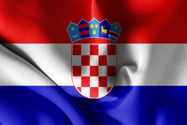 Le drapeau de la Croatie est un symbole de l'indépendance nationale.