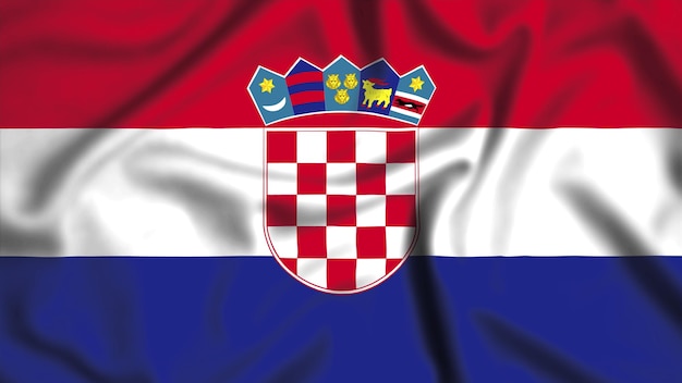 Drapeau de la Croatie