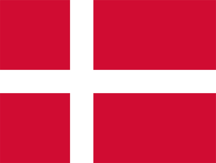 Photo drapeau danois du danemark