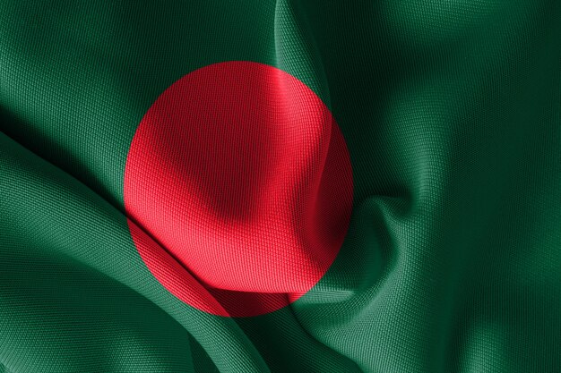 Le drapeau du Bangladesh est un symbole de l'indépendance nationale.