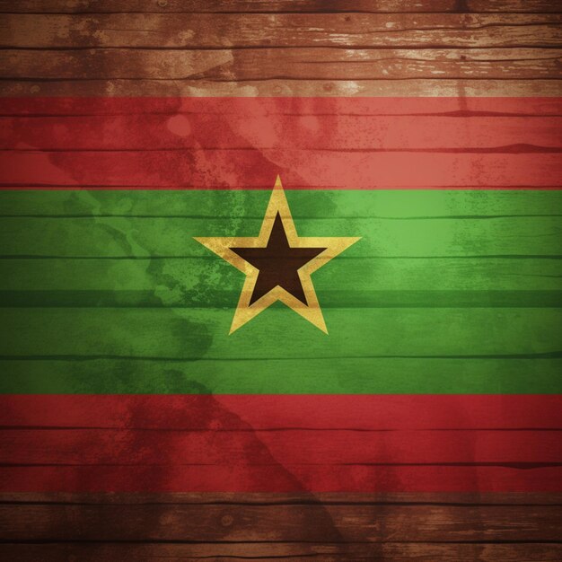 Drapeau du Burkina Faso Haute-Volta haut