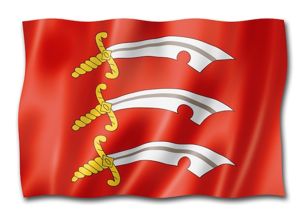 Drapeau du comté d'Essex Royaume-Uni