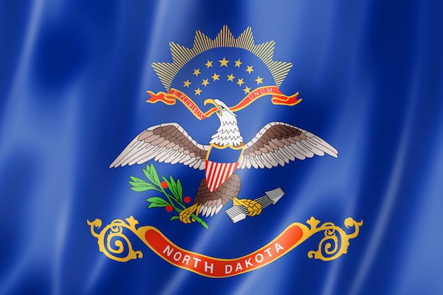 Drapeau du Dakota du Nord, USA