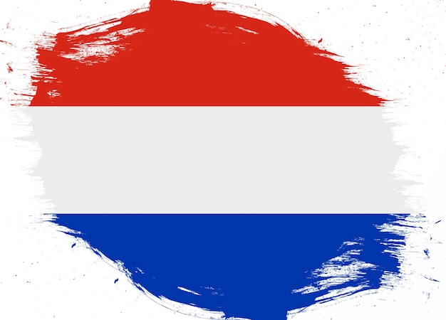 Drapeau du paraguay sur fond de brosse grunge en détresse