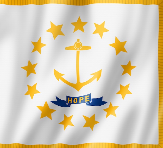 Drapeau du Rhode Island, USA