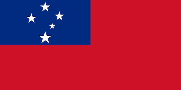 drapeau du samoa drapeau de la nation