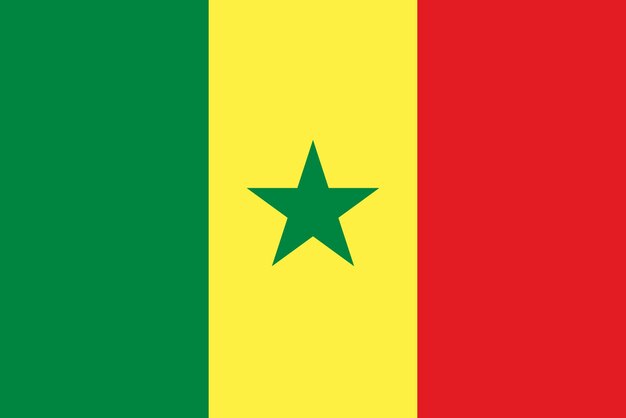Photo drapeau du sénégal