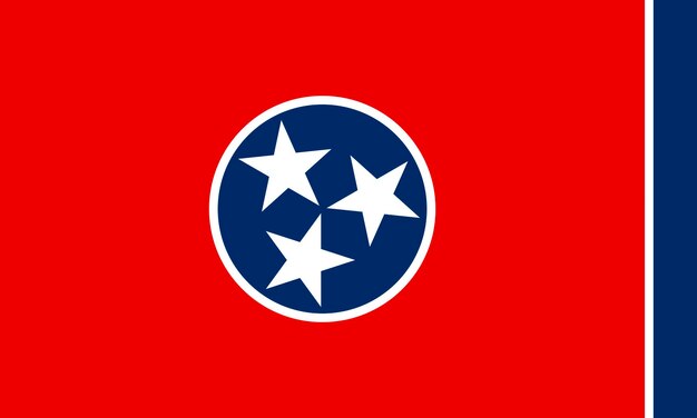 Drapeau du Tennessee États-Unis