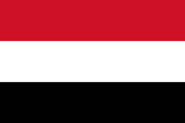 Photo drapeau du yémen nation du drapeau