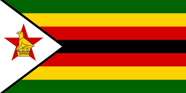 Drapeau du Zimbabwe Drapeau de la nation