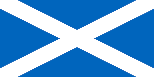 Photo drapeau écossais de l'ecosse